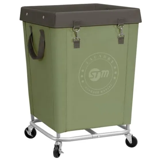 STORAGE MANIAC Commercial Laundry Hamper — Green